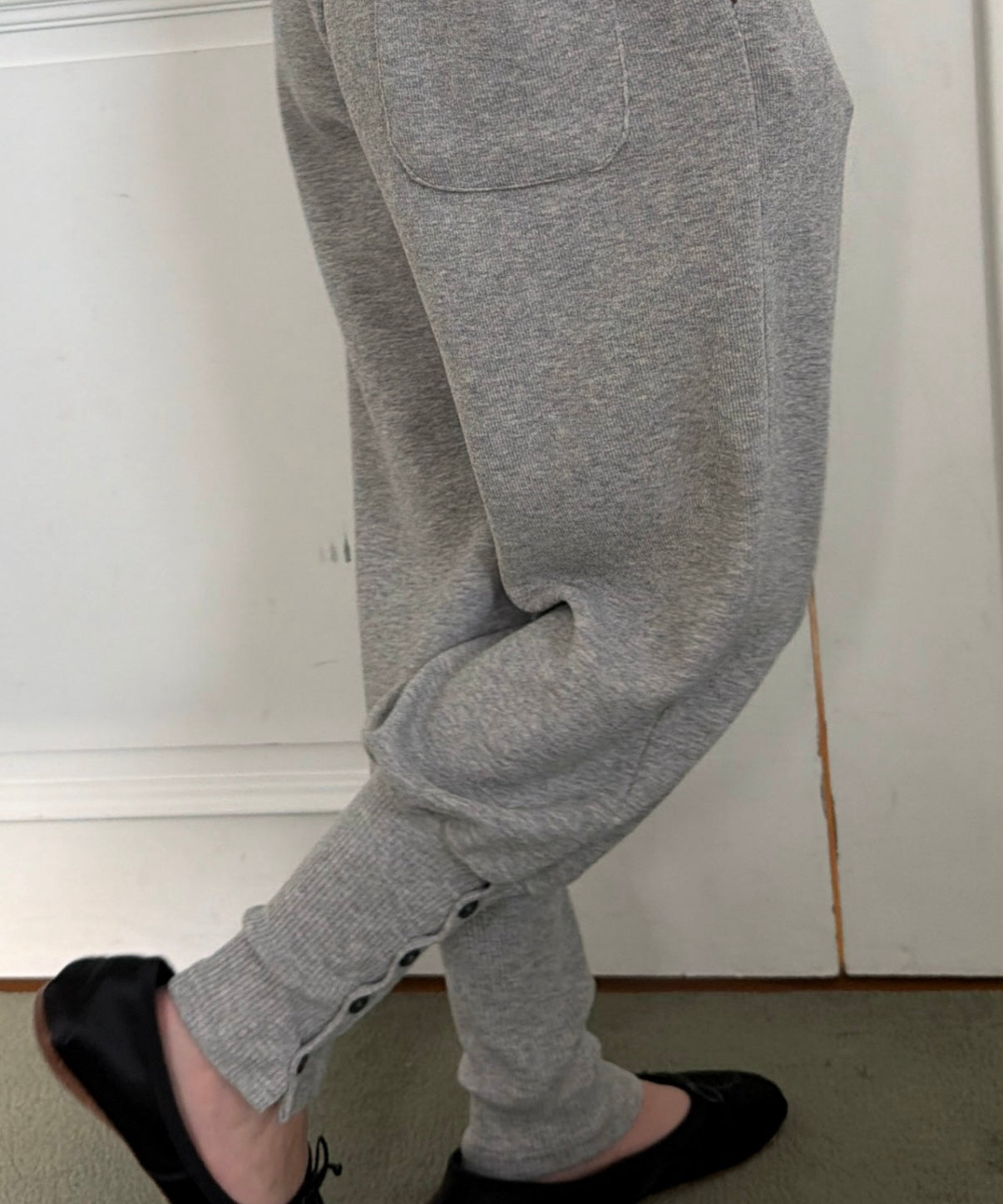 Button Rip Pants