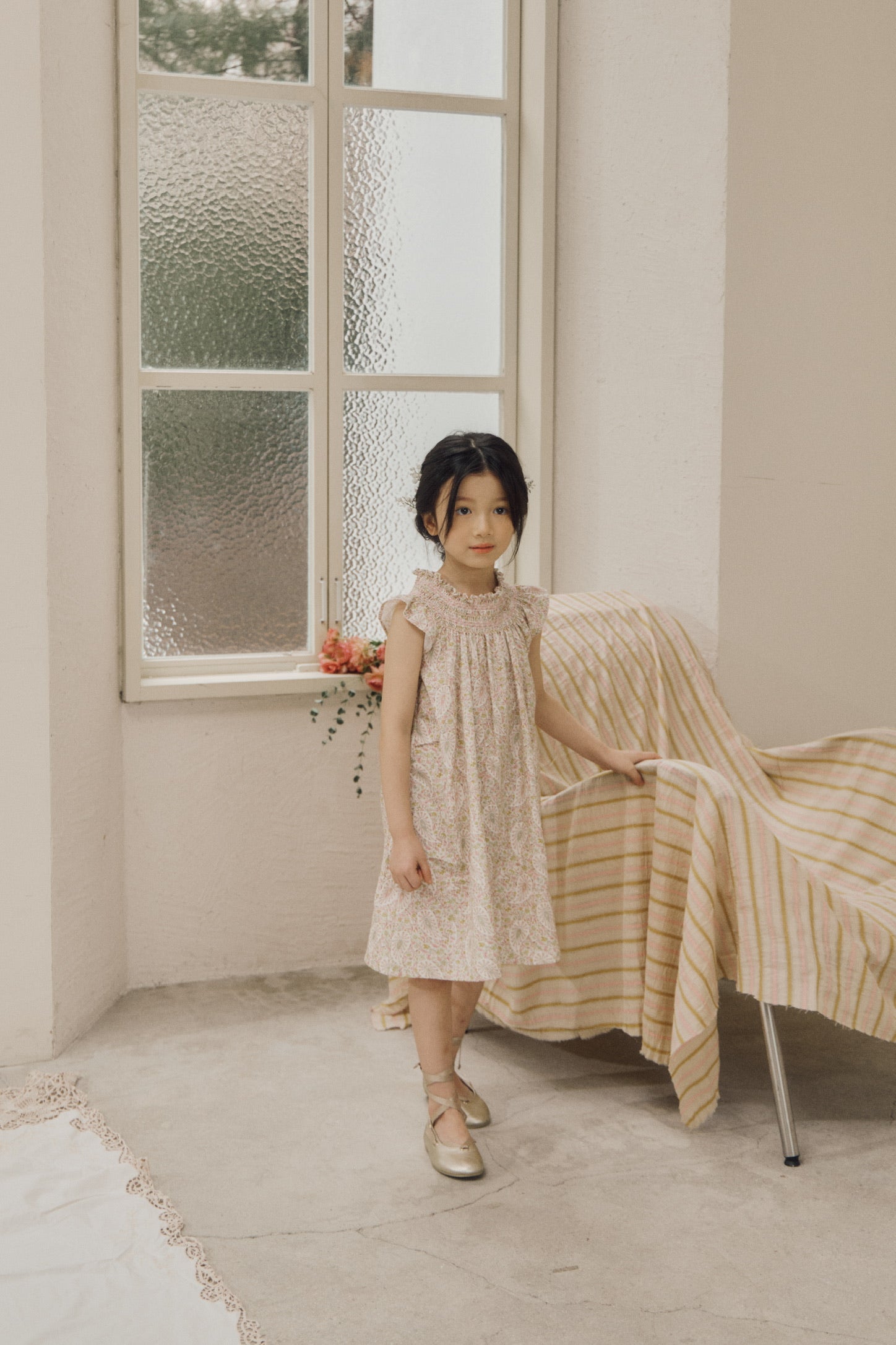 Peony Dress - Pink Paisley