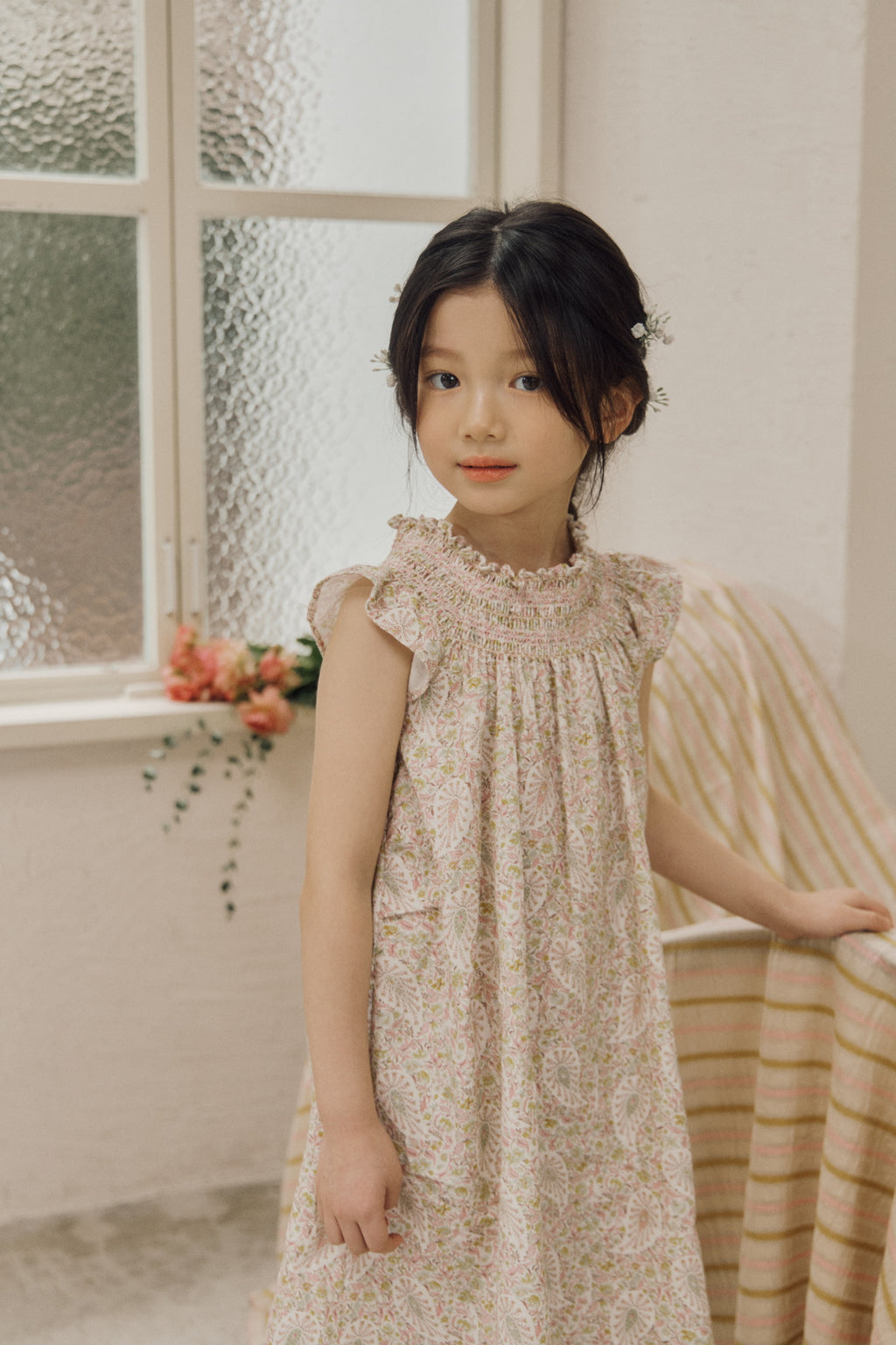 Peony Dress - Pink Paisley