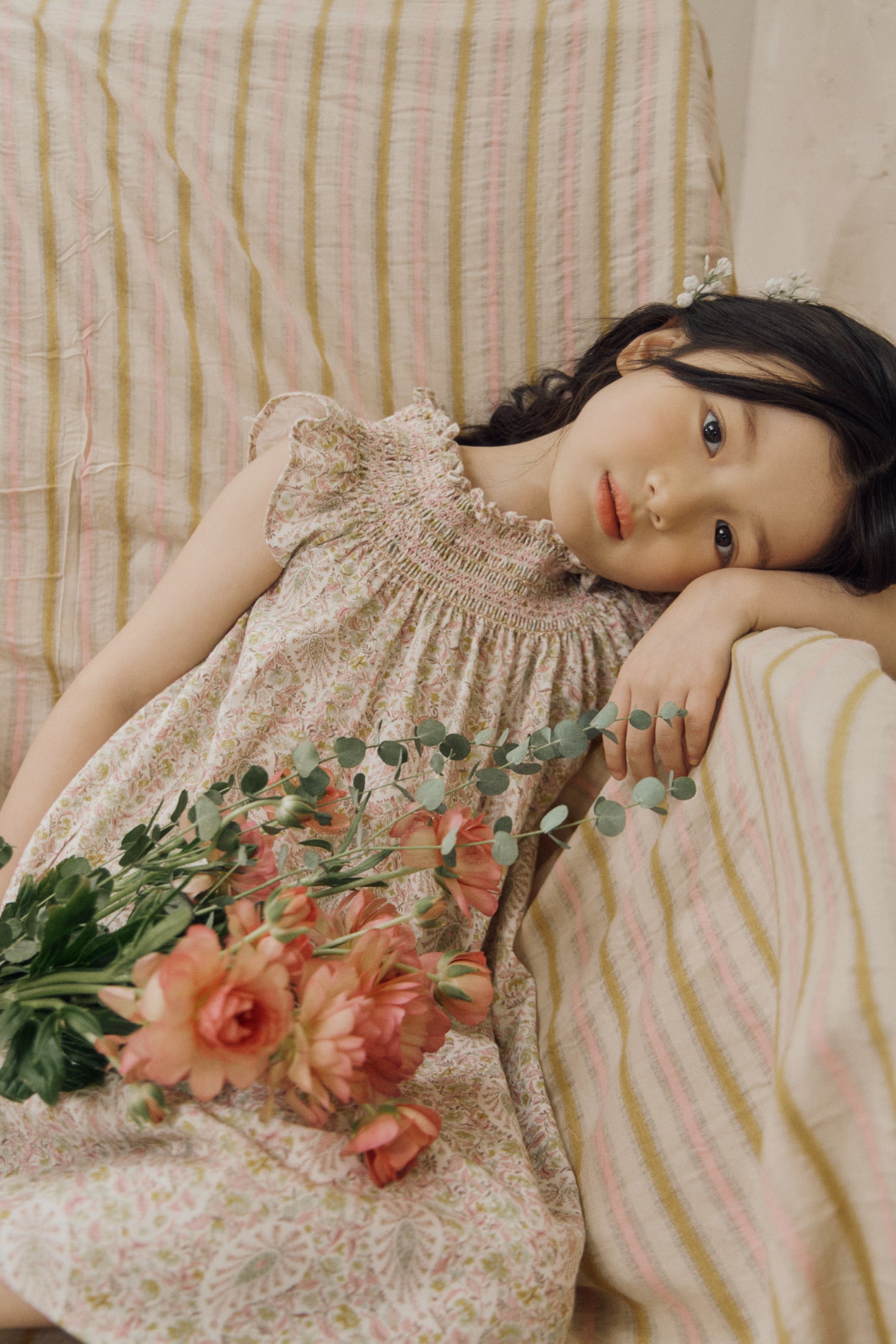 Peony Dress - Pink Paisley