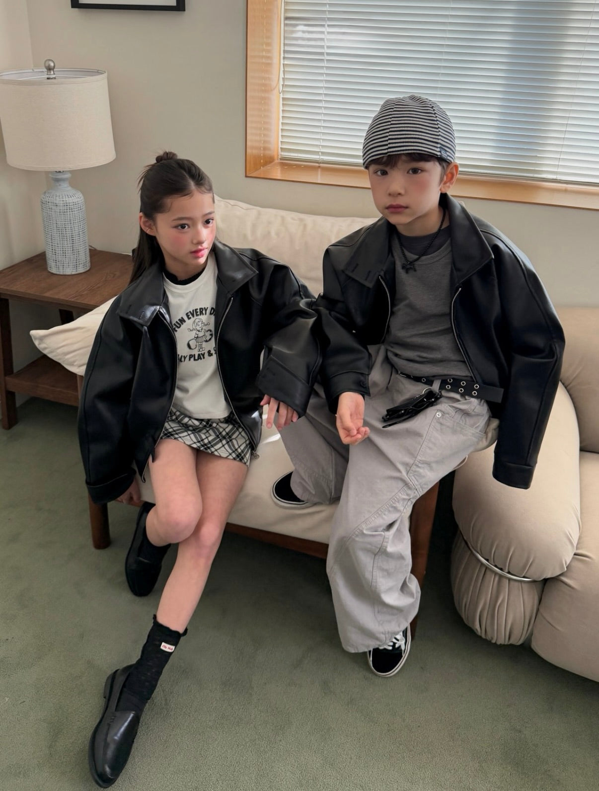 Natural Ribbed Ankle Socks