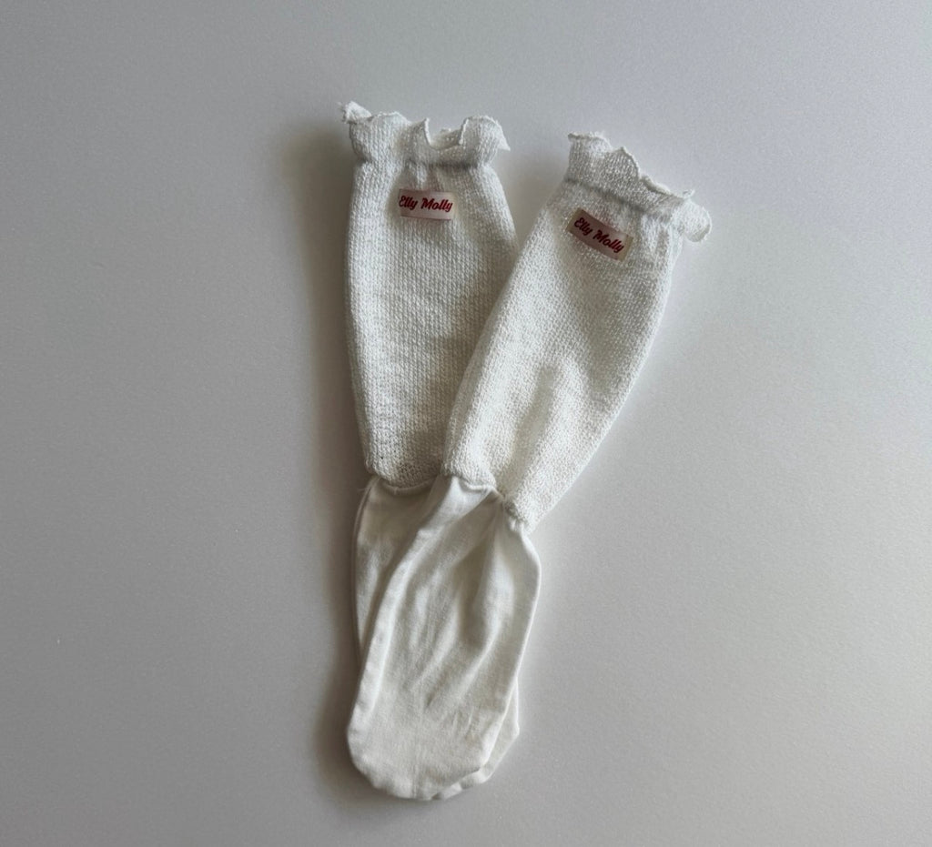 Natural Ribbed Ankle Socks