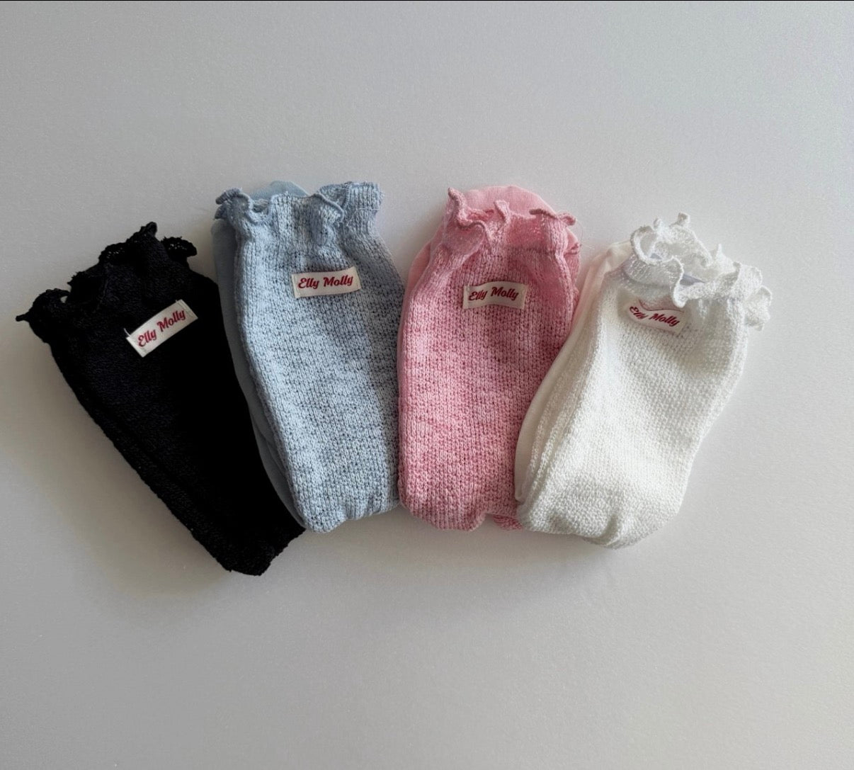 Natural Ribbed Ankle Socks