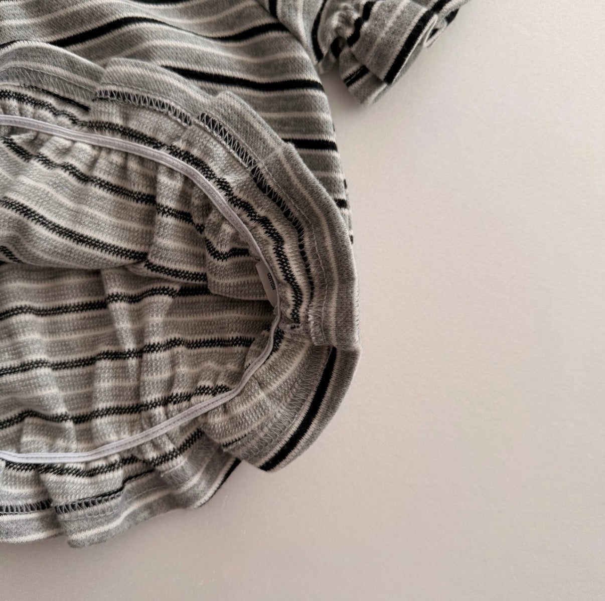 Frill Collar Stripe Top